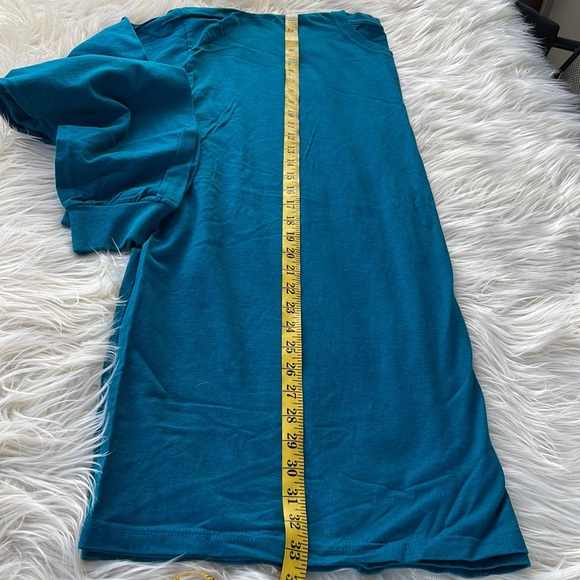 Fruit of the Loom Set of 2 Long Sleeve Crew Neck T-Shirt blue/black Size 4XL - Picture 6 of 7